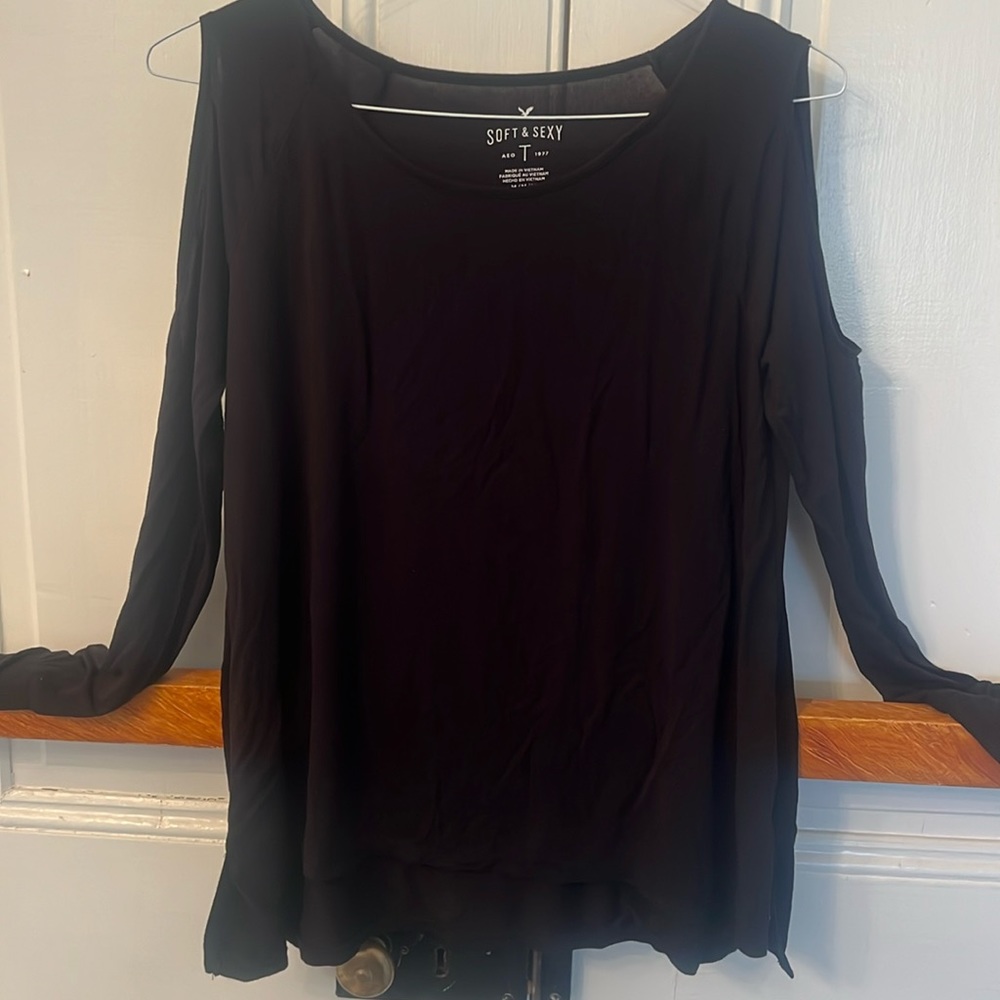 American Eagle Outfitters Women’s Black Top